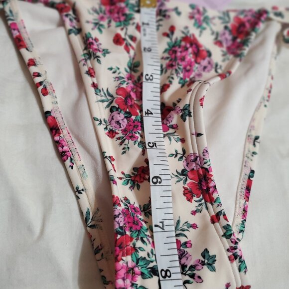 NWT Wild Fable Women's Floral Bikini Bottom Size XS (00) Multicolor Swimwear - Picture 3 of 12